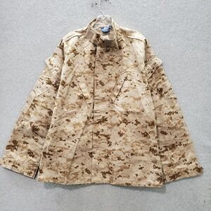 PROPPER Men Jacket M/L Brown Camo USA Military Army‎ Battle Pixel Pocket